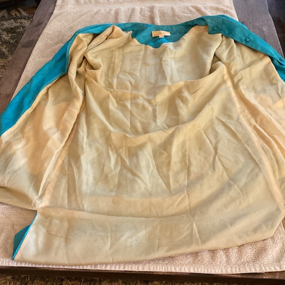 Saks Fifth Ave 100% silk 70’s vintage stunning button down dress or coverup. - Picture 11 of 16